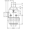 8091001 Szívószűrő 2" K 220 l/perc 50 mesh