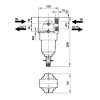 345033 Nagynyomású szűrő 2x1/2"-2x3/4"