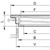 3502560 Fedélgyűrű 462 mm