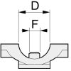 Háromszoros Tri-Jet 1/2" F.10 csuklós kengyel