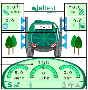 Kertészeti permetező utólagos Isobus felszerelése