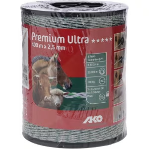 Premium Ultra sodort vezeték 2,5 mm, fehér/zöld, 400 m