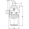 8095001 Szívószűrő 2" K 260 l/perc 50 mesh