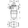 32420335V Nyomószűrő 3/4" 80 l/perc Viton