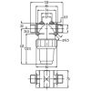 8110009 Nyomószűrő 1"M 150 l/perc 50 mesh