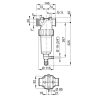 3282163 Nyomószűrő 11/2" belső