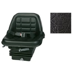 PVC seat, black, air sprung, 12V with belt, GT50 M97 Cobo