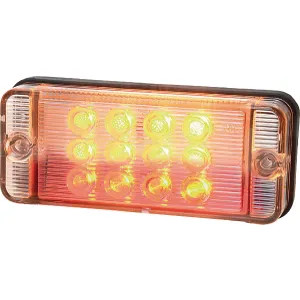 Multifunkciós hátsó LED lámpa, téglalap, 12-24 V, 107, 4x46, 7x23 mm