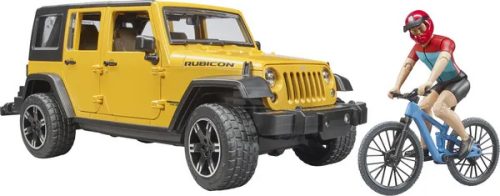 Jeep Wrangler Rubicon Unlimited, 1 mountain bike-kal és kerékpárossal