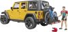 Jeep Wrangler Rubicon Unlimited, 1 mountain bike-kal és kerékpárossal